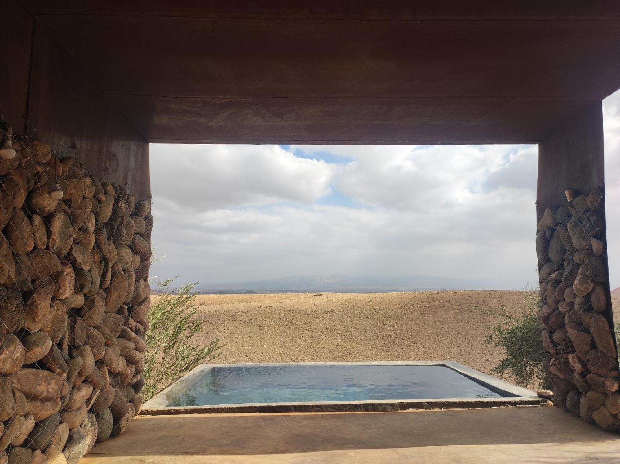 Revolution Stone Cliff Eco Resort Agafay Exterior foto
